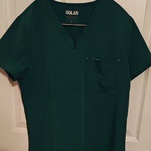 Dolan Teal V-Neck Scrub Top